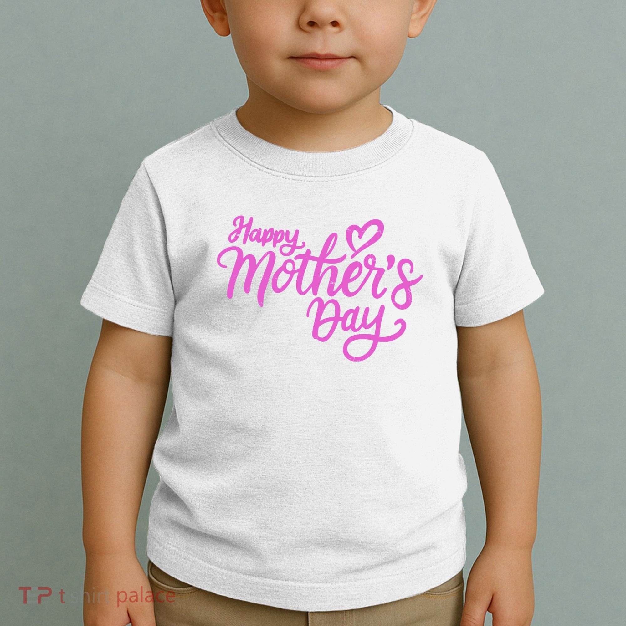 Happy Mothers Day Heart Cute Gift Toddler T-Shirt