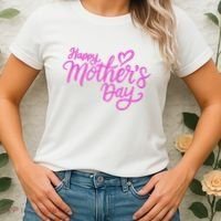 Happy Mothers Day Heart Cute Gift Women's T-Shirt thumb 2