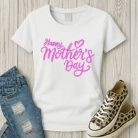 Happy Mothers Day Heart Cute Gift Women's T-Shirt thumb 3
