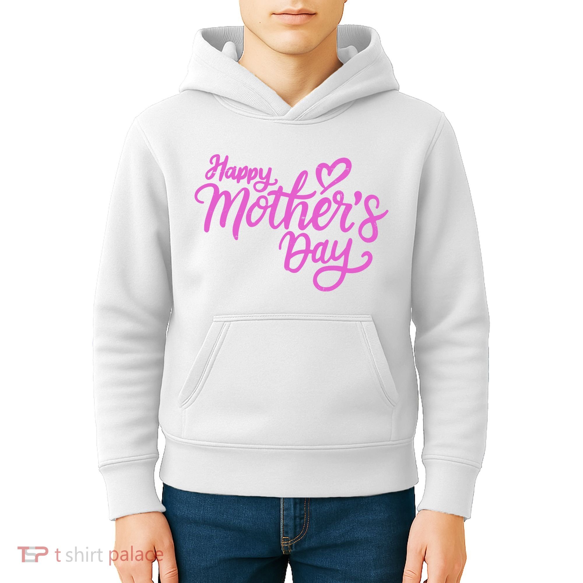 Happy Mothers Day Heart Cute Gift Kids Hoodie