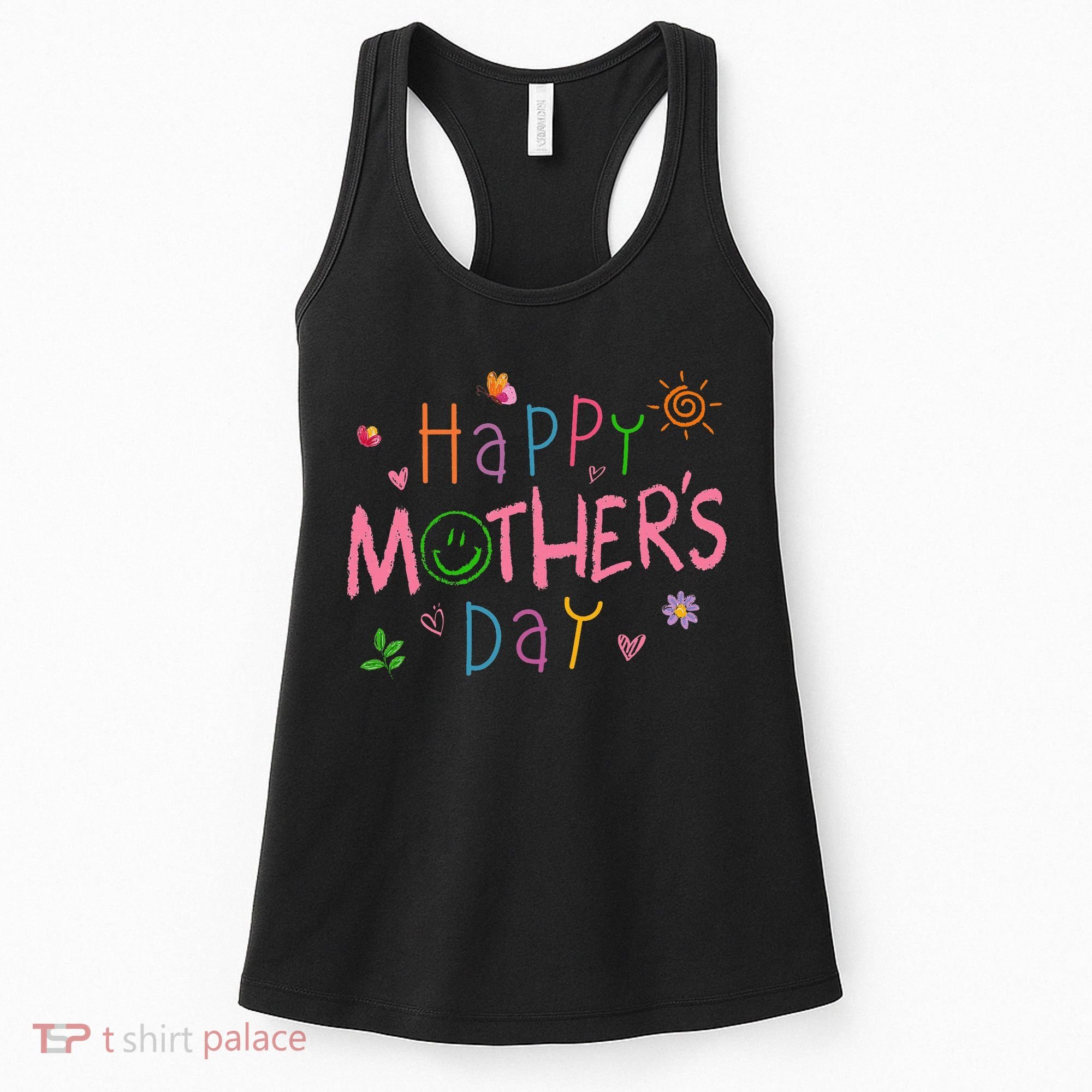 Happy Mothers Day For Baby Saying For Mom Women's Tank Top