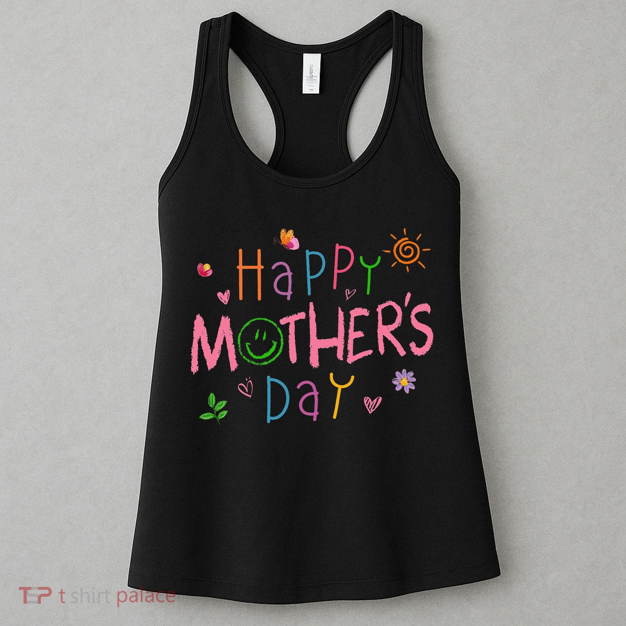 Happy Mothers Day For Baby Saying For Mom Women's Tank Top