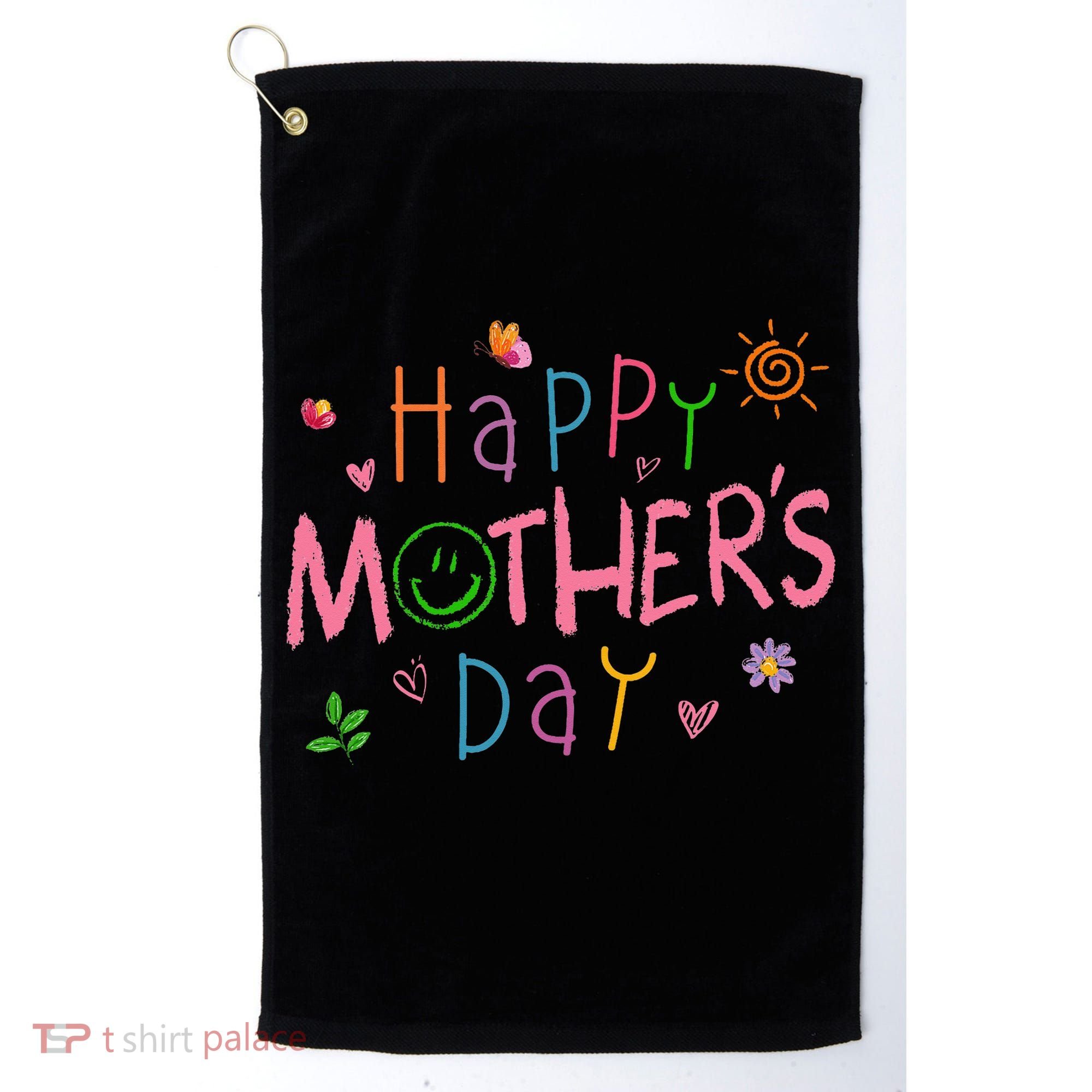 Happy Mothers Day For Baby Saying For Mom Golf Towel