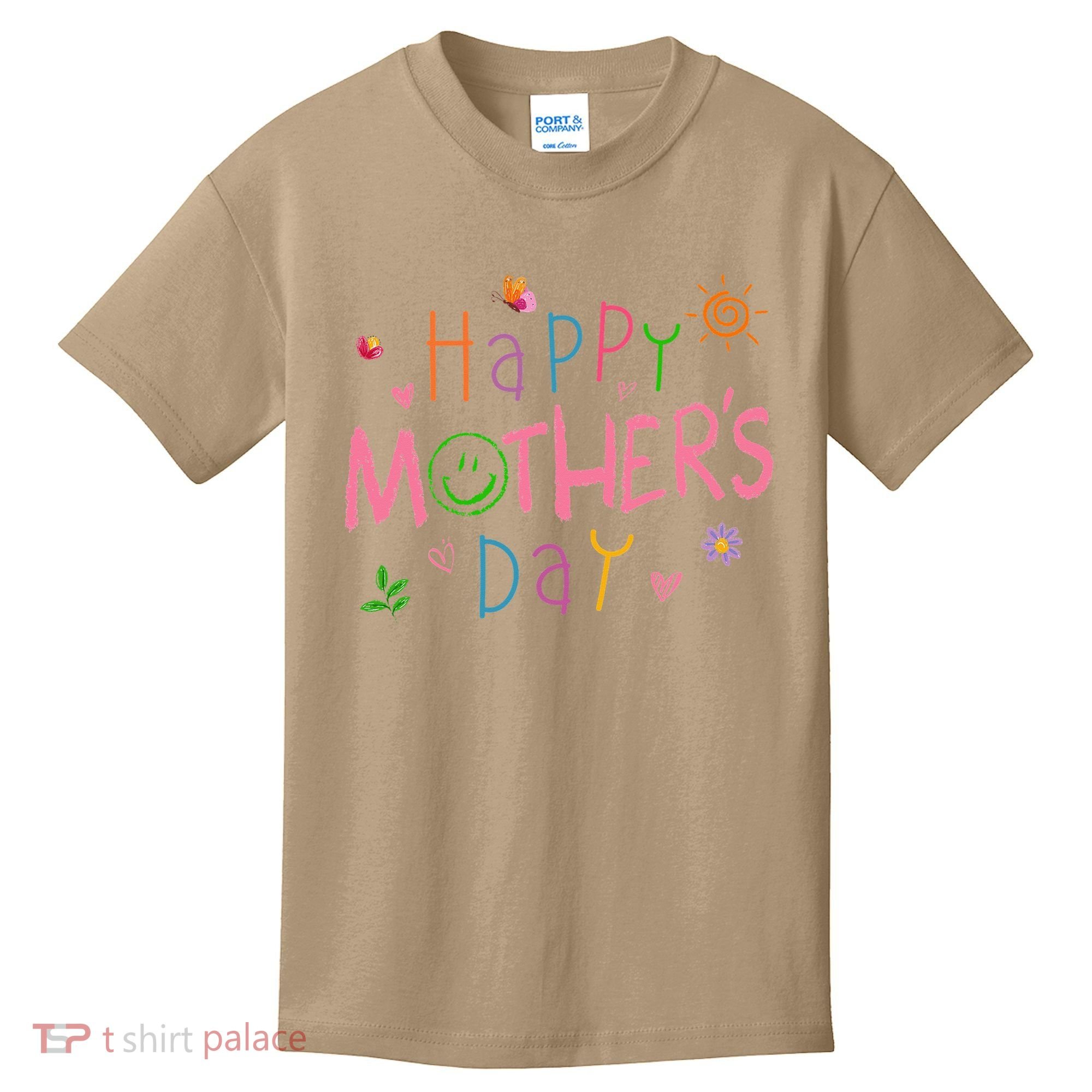Happy Mothers Day For Baby Saying For Mom Kids T-Shirt