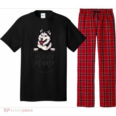 Husky Mama Dog Lover Funny Dog Mom Cute Dog Owner Funny Gift Pajama Set