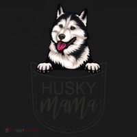 Husky Mama Dog Lover Funny Dog Mom Cute Dog Owner Funny Gift Women's Hoodie thumb 2