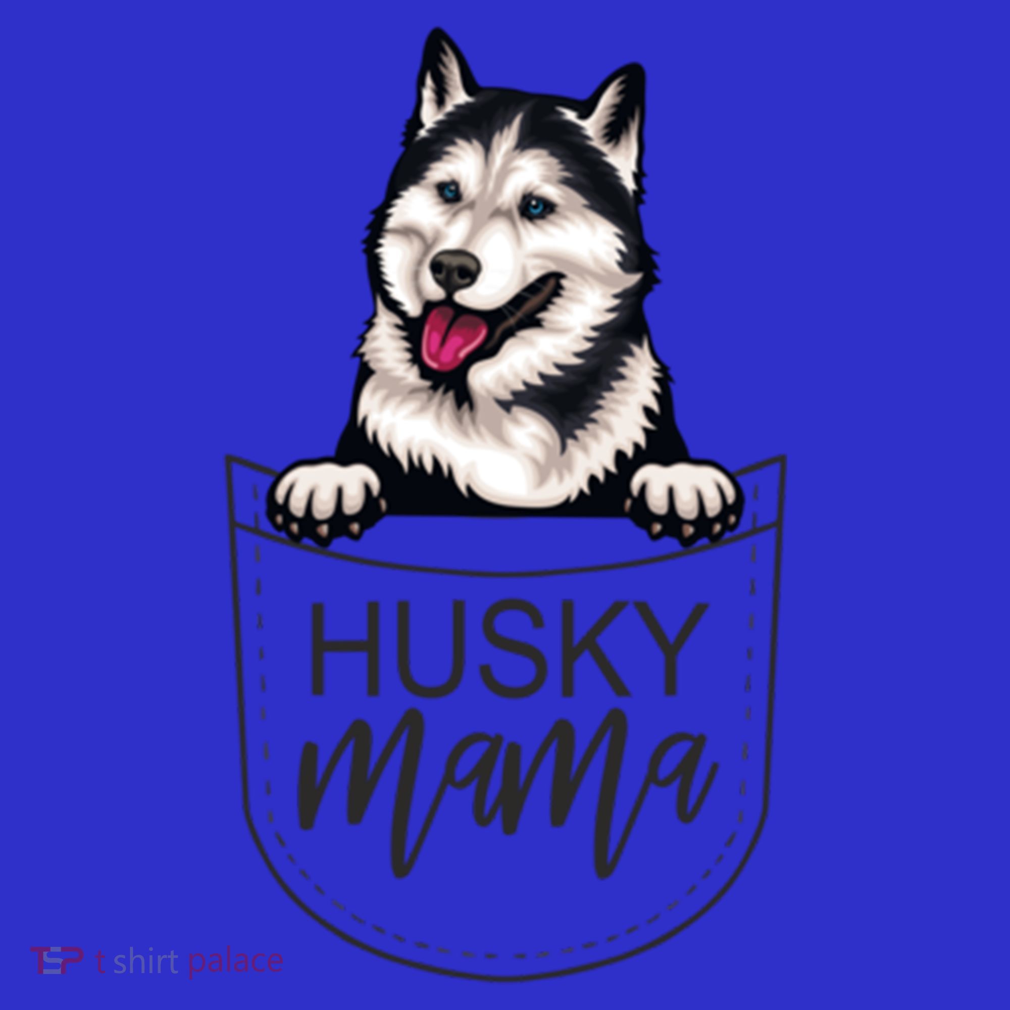 Husky Mama Dog Lover Funny Dog Mom Cute Dog Owner Funny Gift Women's Tank Top