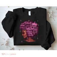 Happy MotherS Day Mom African American Sweatshirt thumb 2