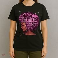 Happy MotherS Day Mom African American T-Shirt thumb 4