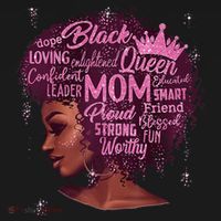 Happy MotherS Day Mom African American Women's Hoodie thumb 2