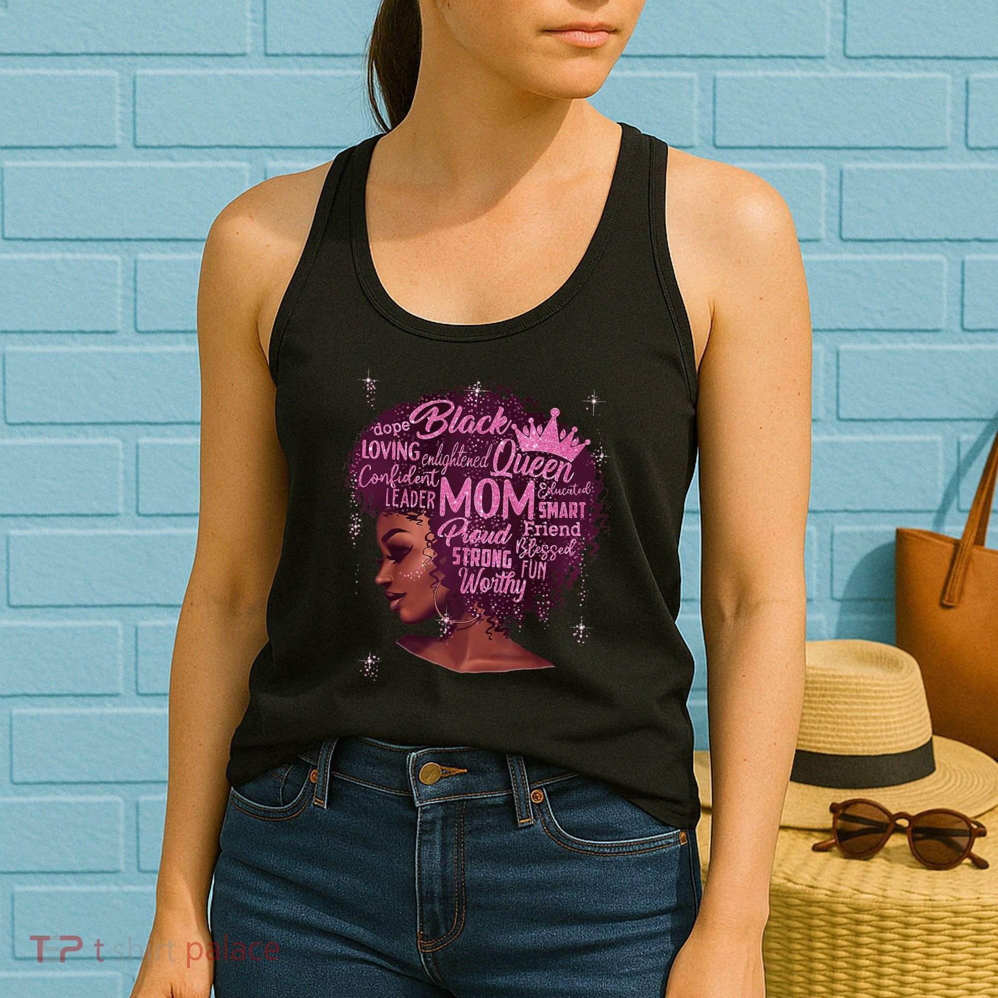 Happy MotherS Day Mom African American Women's Tank Top