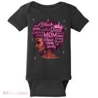 Happy MotherS Day Mom African American Baby Bodysuit thumb 0