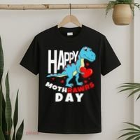 Happy Mother's Day Son For Mom Rawr Trex Dino T-Shirt thumb 2