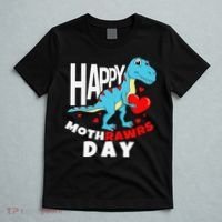 Happy Mother's Day Son For Mom Rawr Trex Dino T-Shirt thumb 5