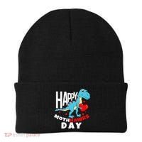 Happy Mother's Day Son For Mom Rawr Trex Dino Beanie thumb 0