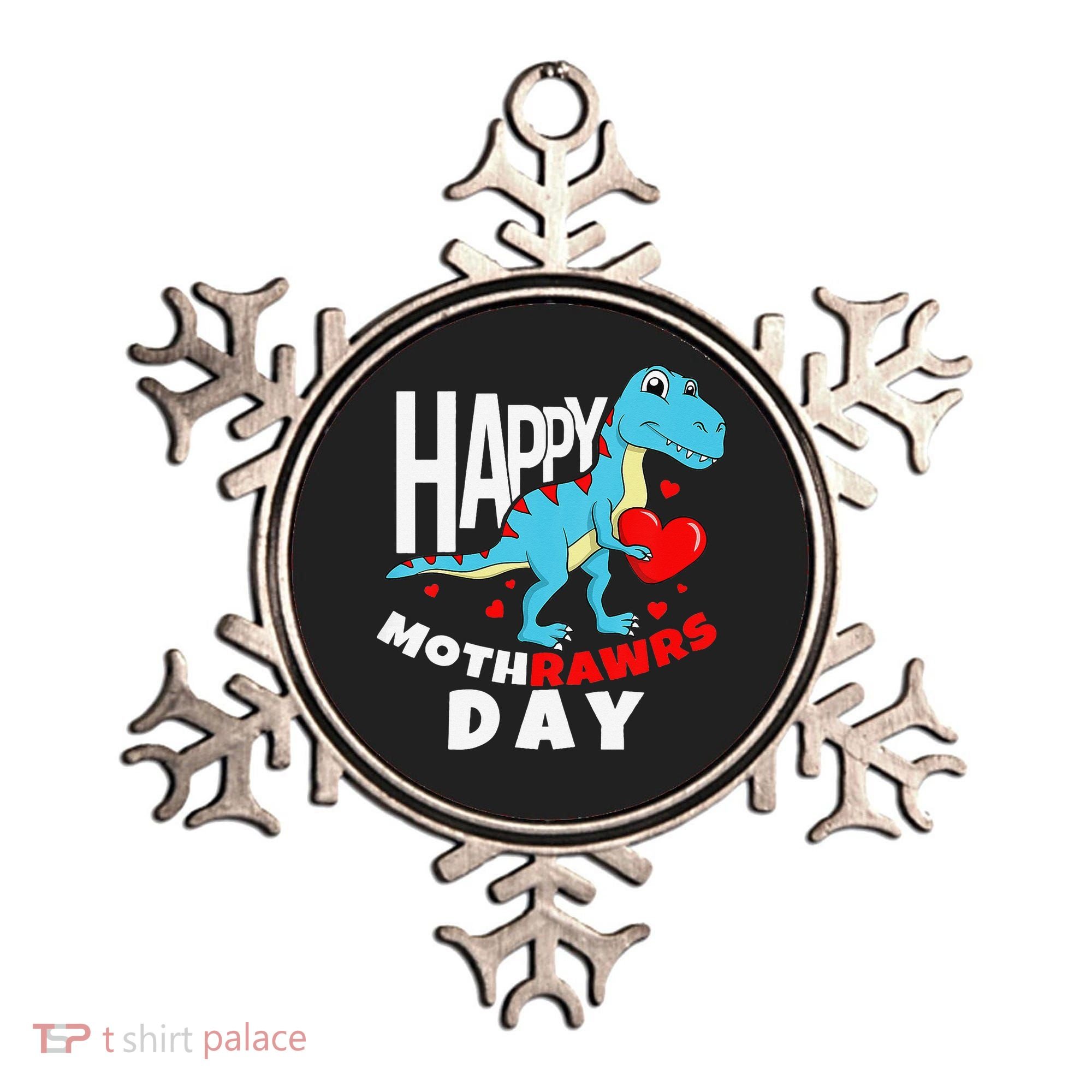 Happy Mother's Day Son For Mom Rawr Trex Dino Ornament