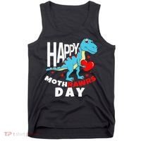 Happy Mother's Day Son For Mom Rawr Trex Dino Tank Top thumb 0
