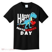 Happy Mother's Day Son For Mom Rawr Trex Dino Kids T-Shirt thumb 0