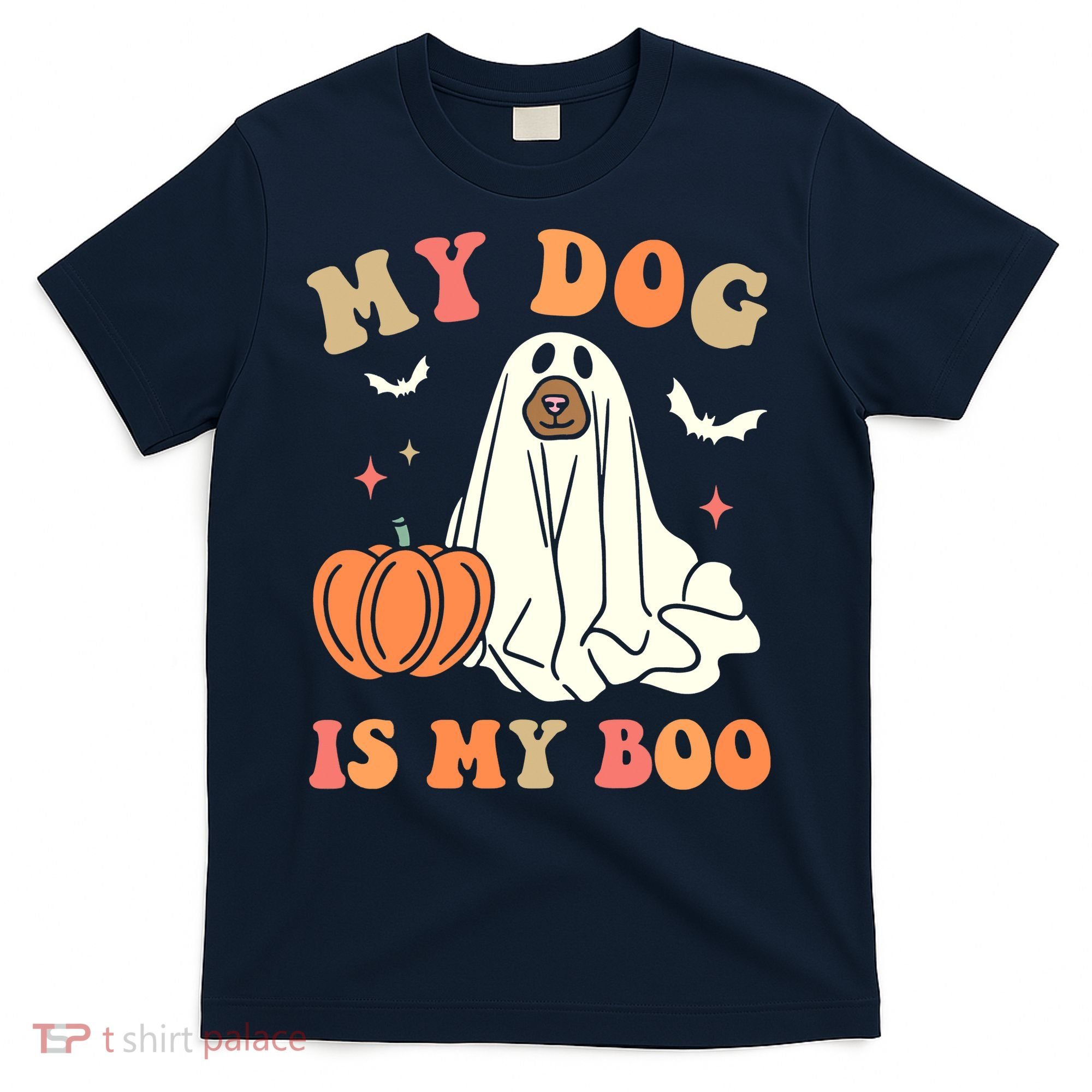 Halloween My Dog Is My Boo Spooky Season Ghost T-Shirt