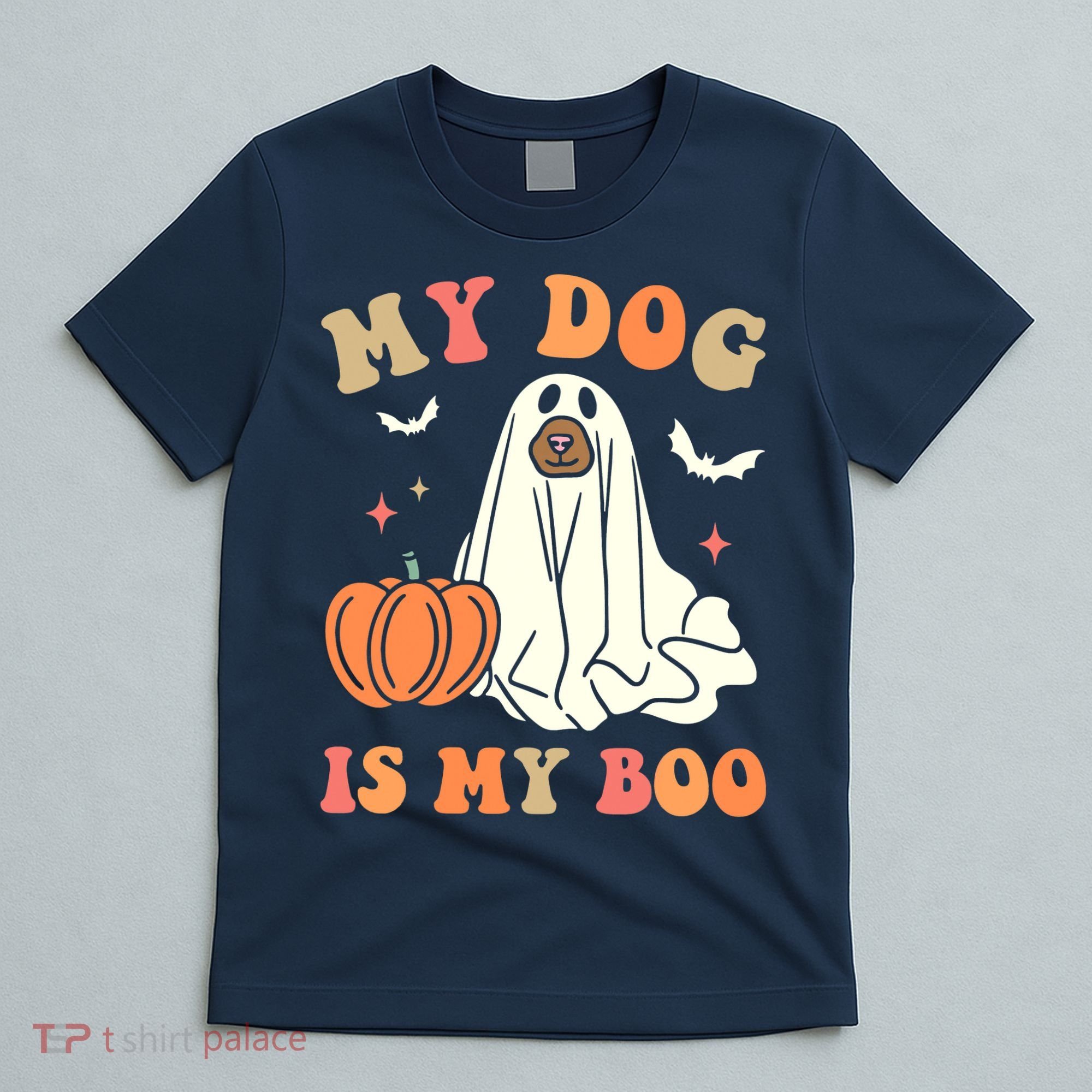 Halloween My Dog Is My Boo Spooky Season Ghost T-Shirt