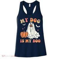 Halloween My Dog Is My Boo Spooky Season Ghost Women's Tank Top thumb 0