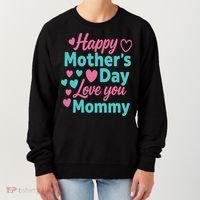 Happy Mothers Day For Baby Saying For Mom Women's Sweatshirt thumb 0
