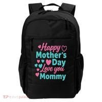 Happy Mothers Day For Baby Saying For Mom Backpack thumb 0