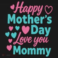 Happy Mothers Day For Baby Saying For Mom Women's Hoodie thumb 2