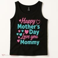 Happy Mothers Day For Baby Saying For Mom Tank Top thumb 2
