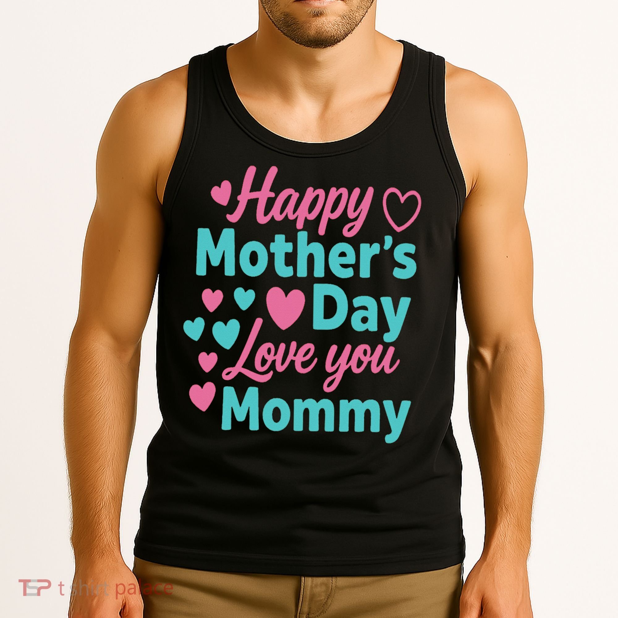 Happy Mothers Day For Baby Saying For Mom Tank Top
