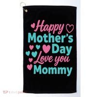 Happy Mothers Day For Baby Saying For Mom Golf Towel thumb 0