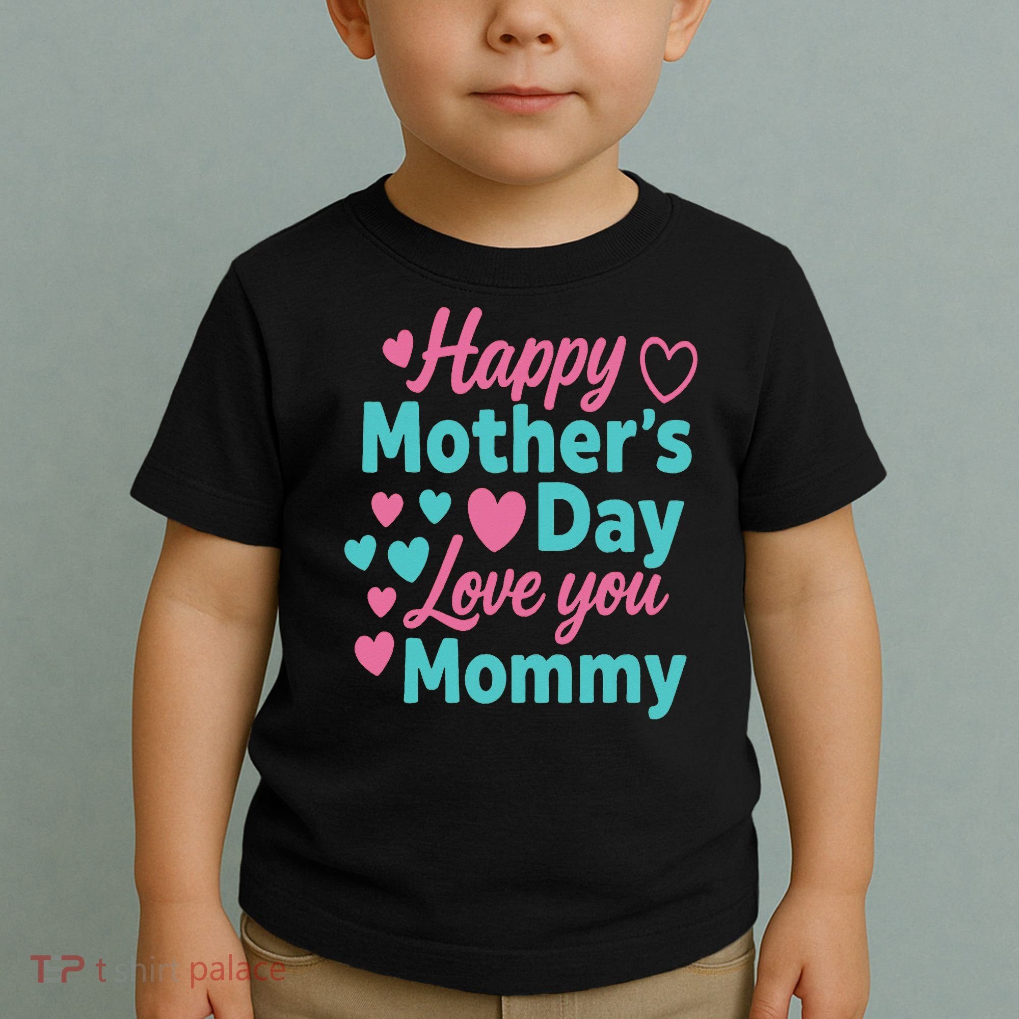 Happy Mothers Day For Baby Saying For Mom Toddler T-Shirt