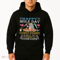 Happy Mole Day Celebrate AvogadroS Mole 6.02 X 10 October Hoodie thumb 2