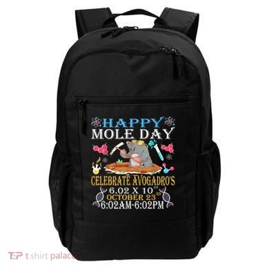 Happy Mole Day Celebrate AvogadroS Mole 6.02 X 10 October Backpack