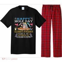 Happy Mole Day Celebrate AvogadroS Mole 6.02 X 10 October Pajama Set thumb 0