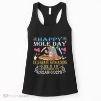 Happy Mole Day Celebrate AvogadroS Mole 6.02 X 10 October Women's Tank Top thumb 0