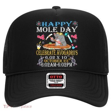 Happy Mole Day Celebrate AvogadroS Mole 6.02 X 10 October Hat