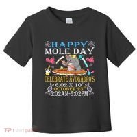 Happy Mole Day Celebrate AvogadroS Mole 6.02 X 10 October Toddler T-Shirt thumb 0