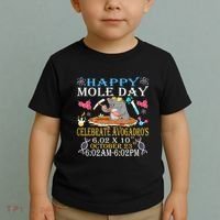 Happy Mole Day Celebrate AvogadroS Mole 6.02 X 10 October Toddler T-Shirt thumb 2