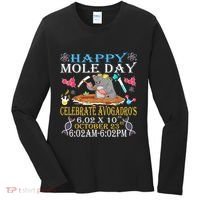 Happy Mole Day Celebrate AvogadroS Mole 6.02 X 10 October Women's Long Sleeve Shirt thumb 0