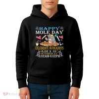 Happy Mole Day Celebrate AvogadroS Mole 6.02 X 10 October Kids Hoodie thumb 4