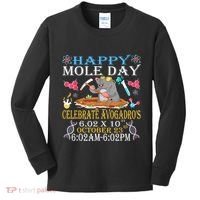 Happy Mole Day Celebrate AvogadroS Mole 6.02 X 10 October Kids Long Sleeve Shirt thumb 0