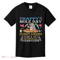 Happy Mole Day Celebrate AvogadroS Mole 6.02 X 10 October Kids T-Shirt thumb 0