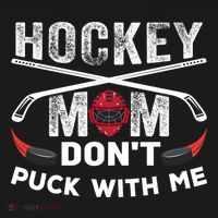 Hockey Mom DonT Puck With Me Moms Sports Gift Women's Hoodie thumb 2