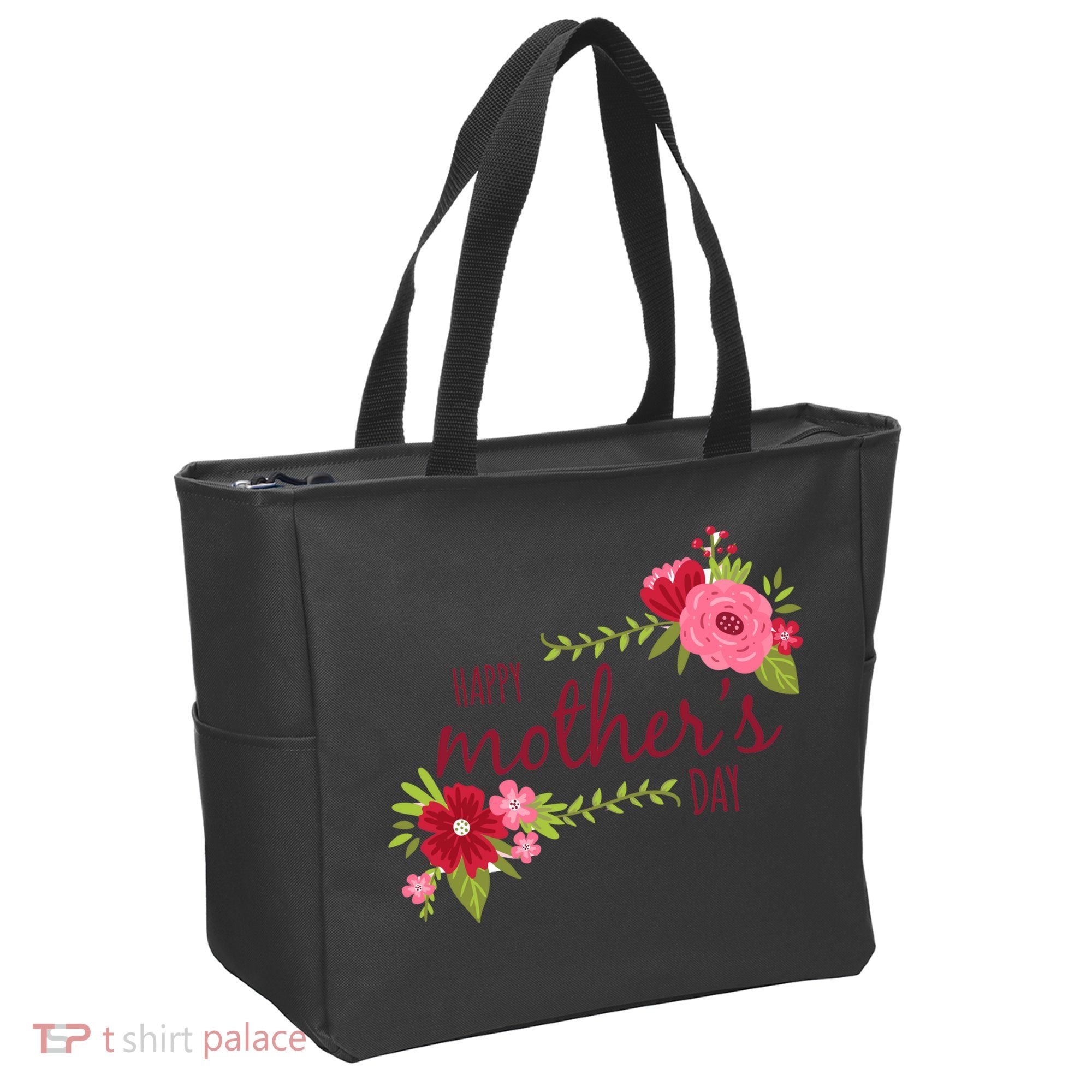 Happy Mother's Day Flower Tote Bag