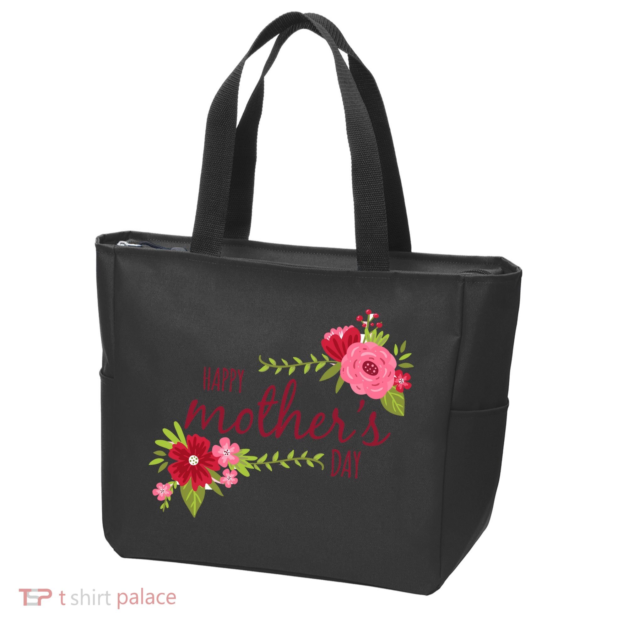 Happy Mother's Day Flower Tote Bag