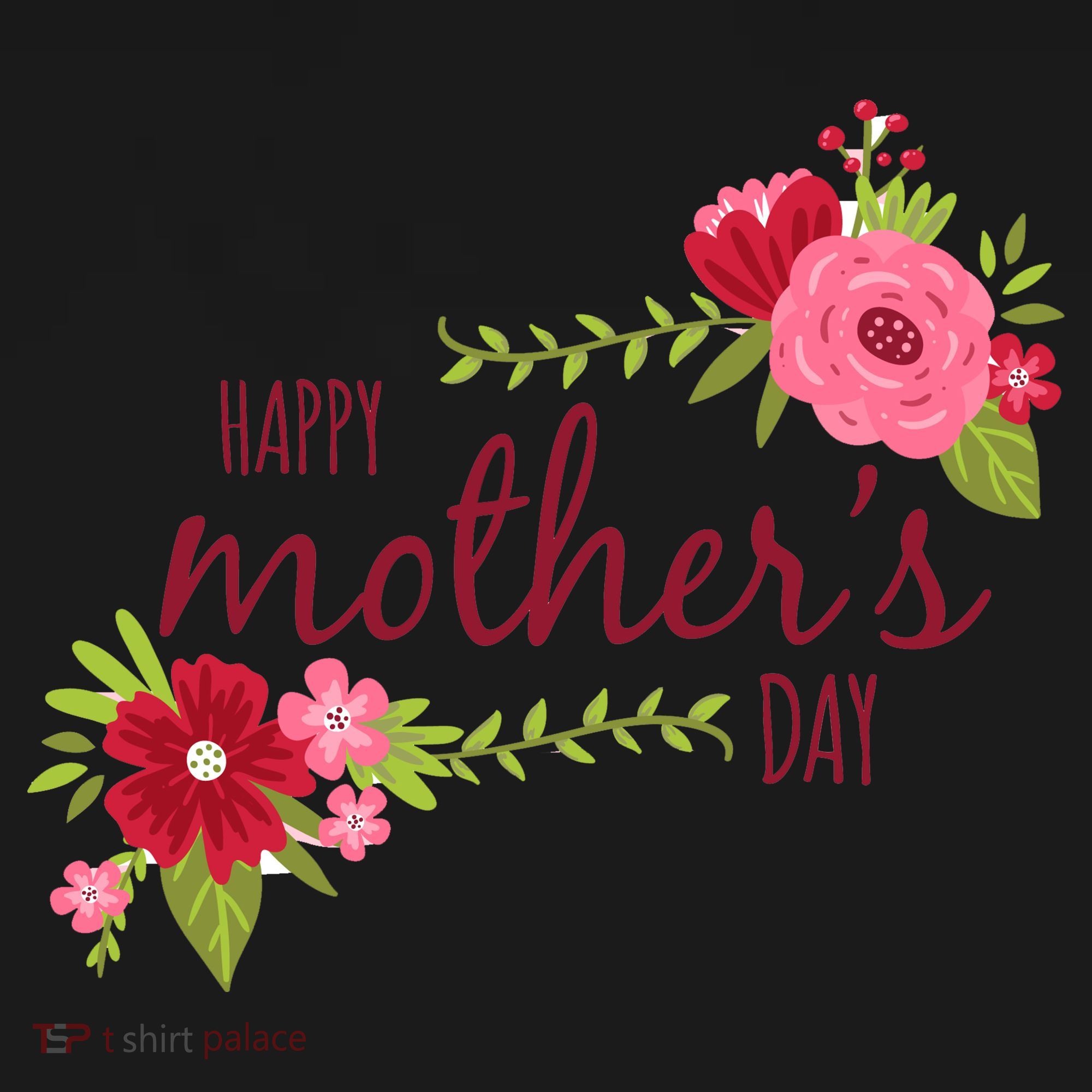 Happy Mother's Day Flower Tote Bag