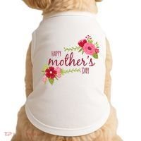 Happy Mother's Day Flower Doggie Tank thumb 0