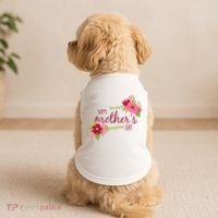 Happy Mother's Day Flower Doggie Tank thumb 2