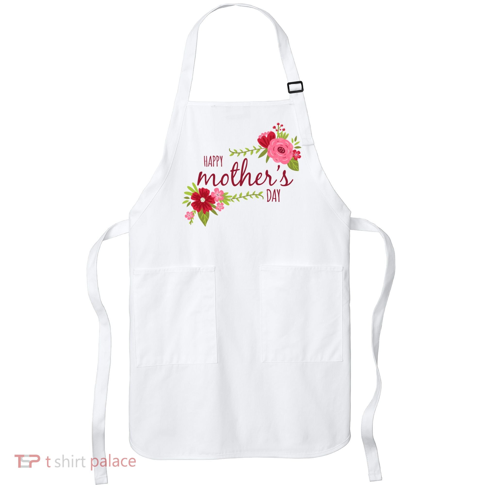 Happy Mother's Day Flower Apron